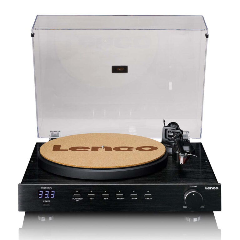 Lenco - Pladespiller med 2 x 110W og Ortofon 2M Red Black - LS-700BK