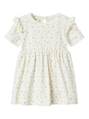 Lil Atelier Gago Kef SS Body Dress - Coconut Milk - 56 cm