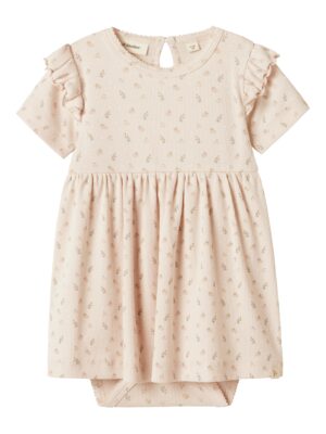 Lil Atelier Gago Kef SS Body Dress - Peach Blush - 56 cm