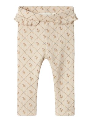 Lil Atelier Gago Kef Slim Leggings - Gray Morn - 56 cm