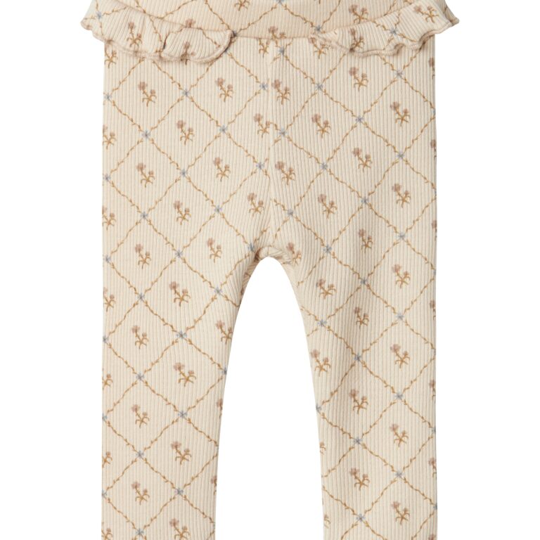 Lil Atelier Gago Kef Slim Leggings - Gray Morn - 56 cm