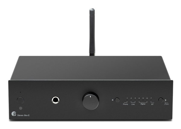 Pro-Ject STEREO BOX E - Minimalistisk integreret forstærker - Juodas
