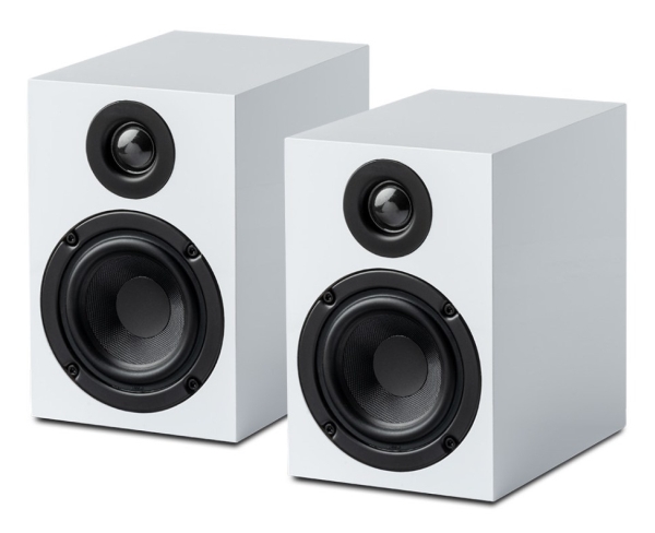 Pro-Ject Speaker Box 3 E, 2-vejs, 2.0 kanaler, Ledningsført, 80 W, 89 - 20000 Hz, Hvid